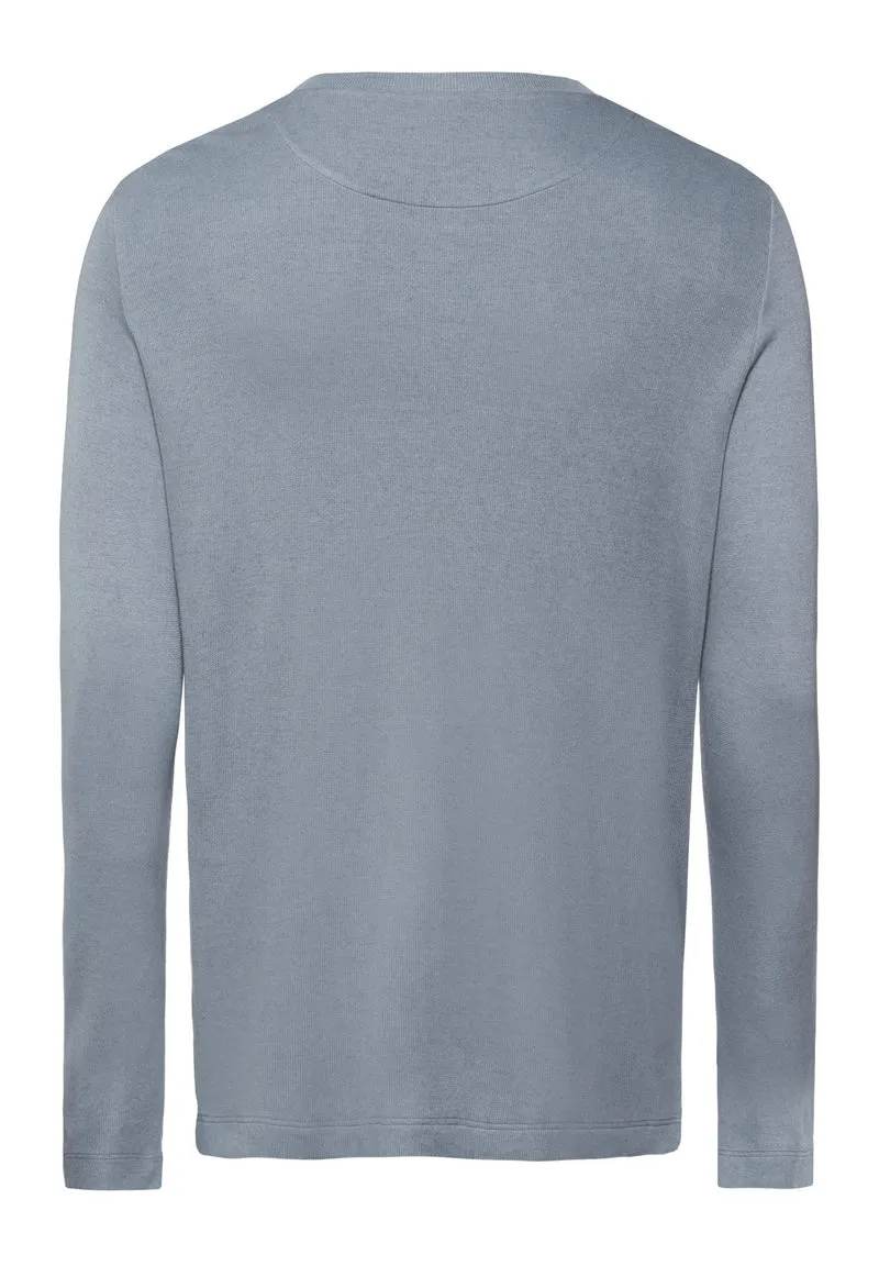 Woolen Comfort L/SLV Shirt | cliff grey 075875-072680