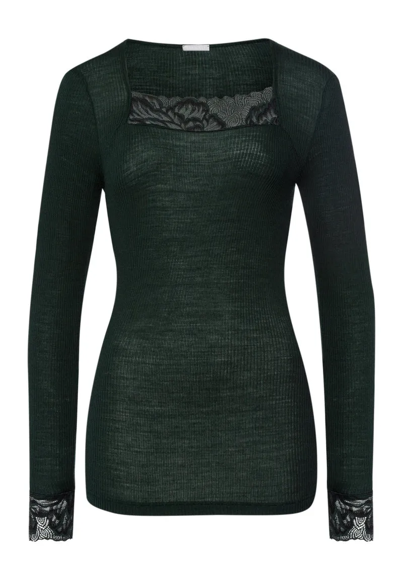 Celeste L/SLV Shirt | dark malachite 070817-072709