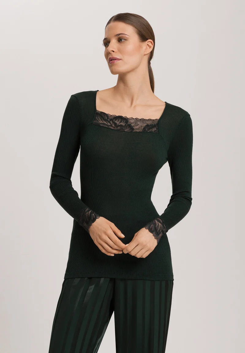 Celeste L/SLV Shirt | dark malachite 070817-072709