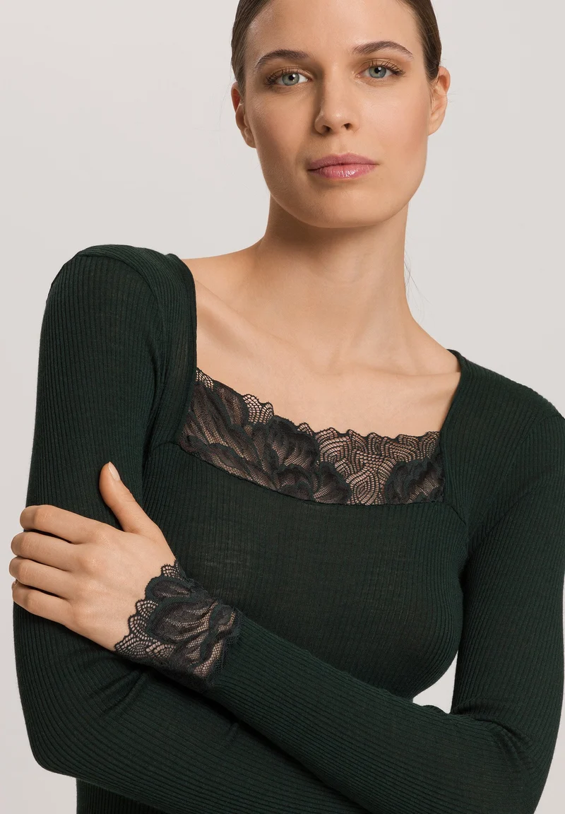 Celeste L/SLV Shirt | dark malachite 070817-072709