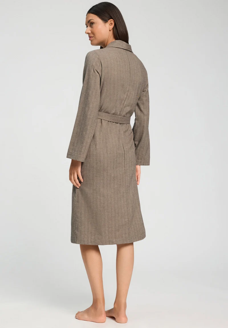 Woolen Luxury Robe 115cm | earthy woven 078925-073127