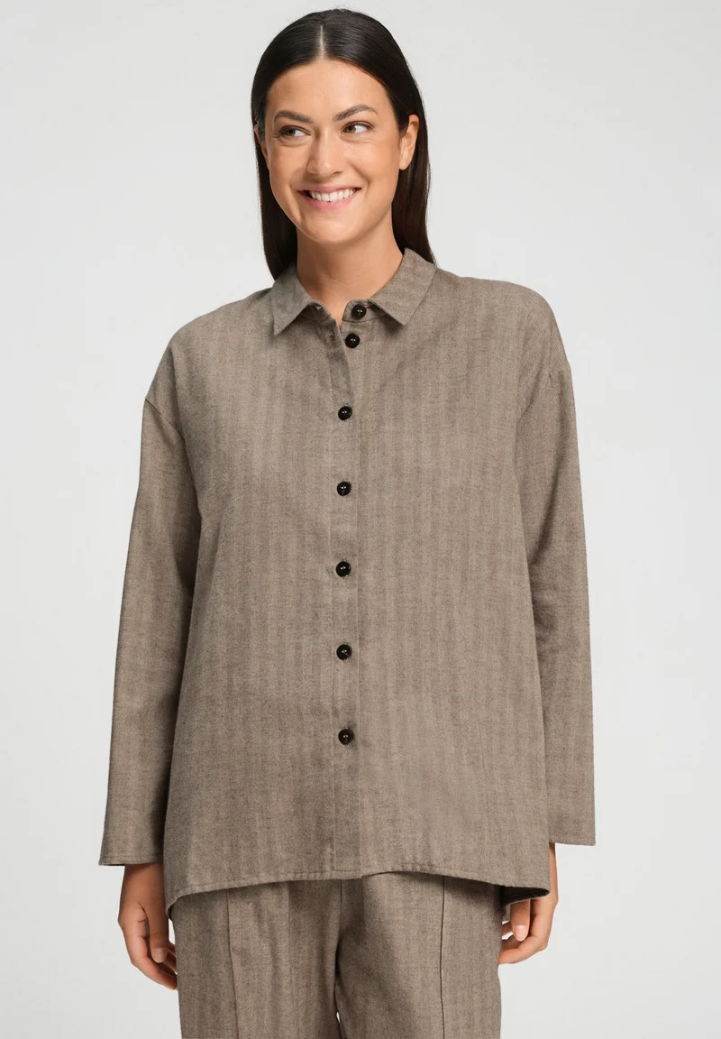 Woolen Luxury Blouse | earthy woven 078923-073127