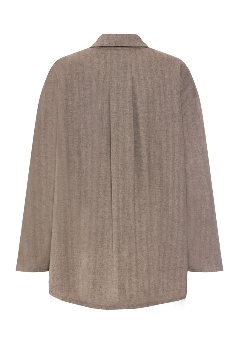 Woolen Luxury Blouse | earthy woven 078923-073127