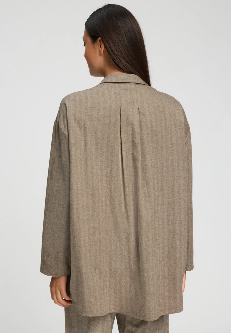 Woolen Luxury Blouse | earthy woven 078923-073127