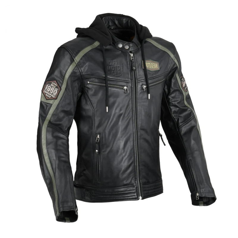 Difi Detroit 2 Motorrad Lederjacke Herren
