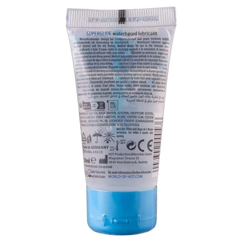 HOT - SUPERGLIDE LIQUID PLEASURE GLEITMITTEL AUF WASSERBASIS 30 ML