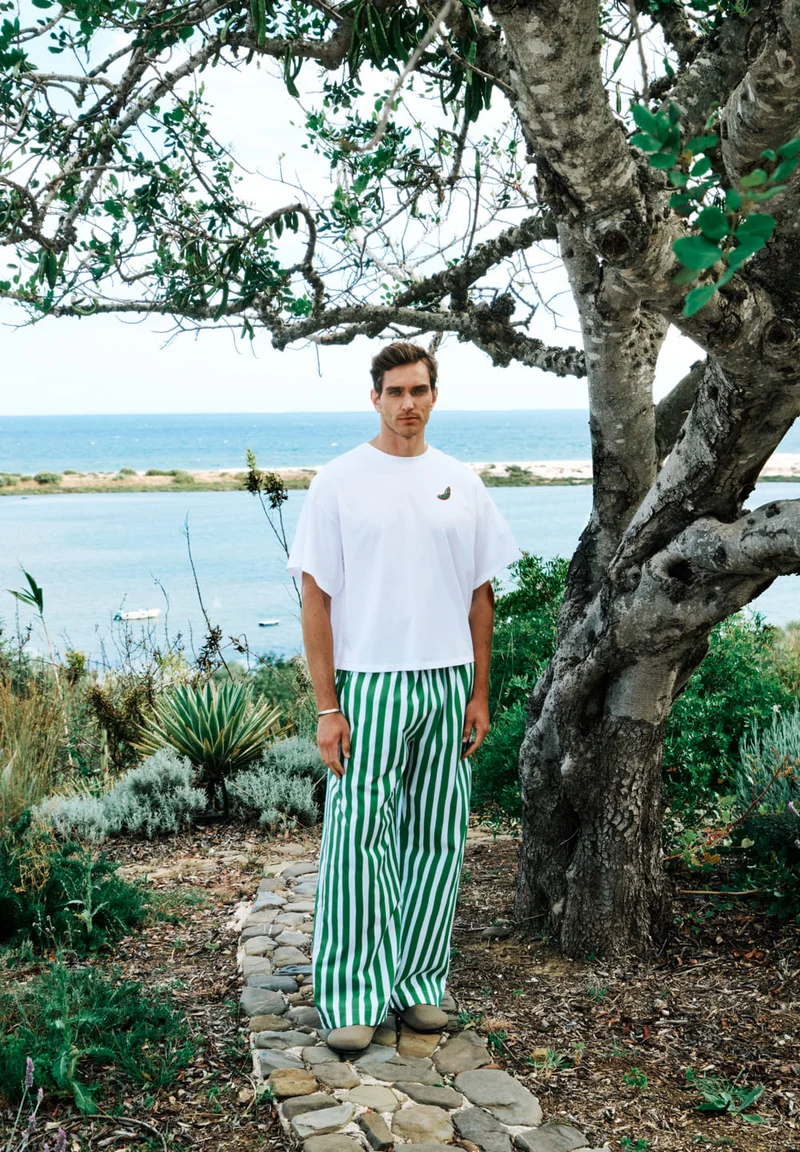 Charlotte Adam Long Pants | souvenir stripes 074722-073085