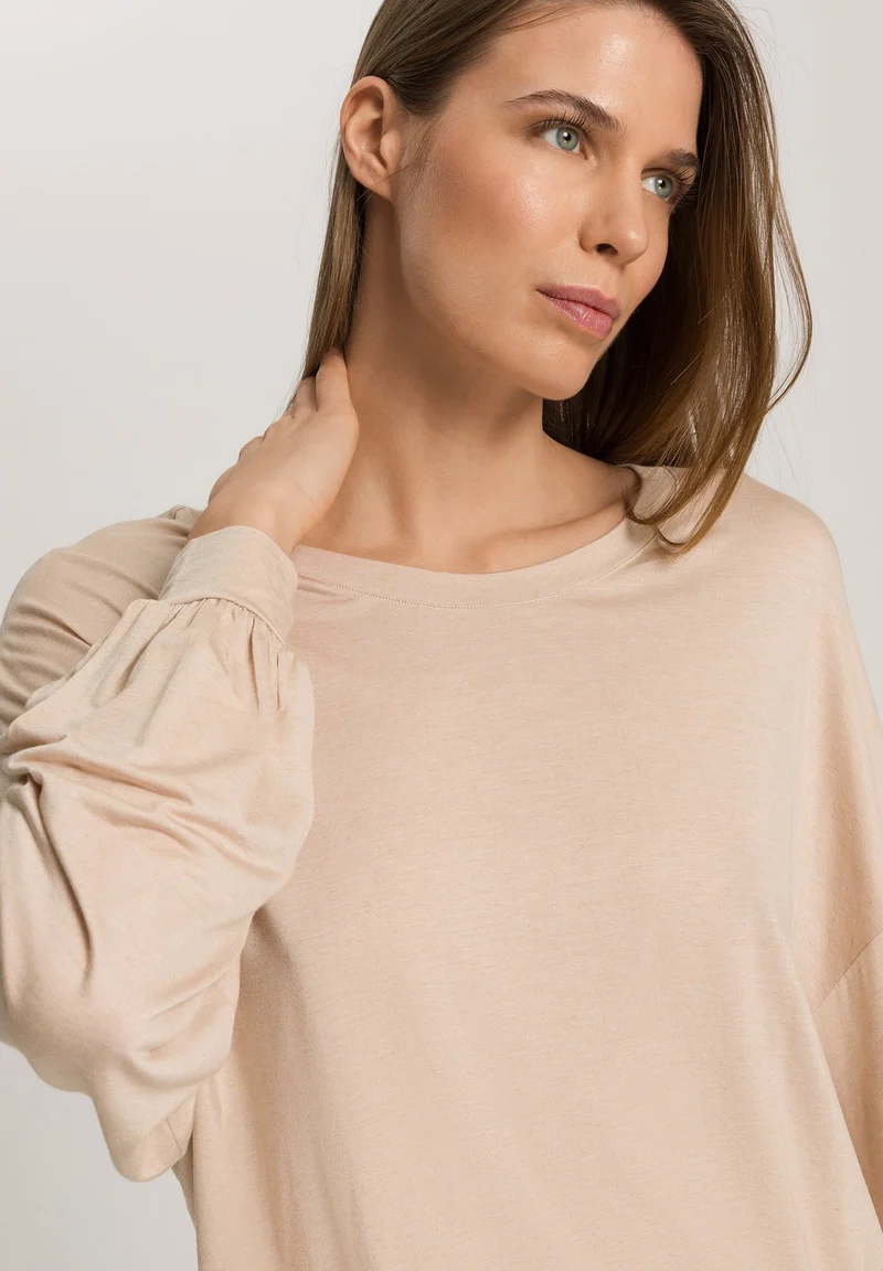 Natural Wear L/SLV Shirt | coffee quartz 078888-072216