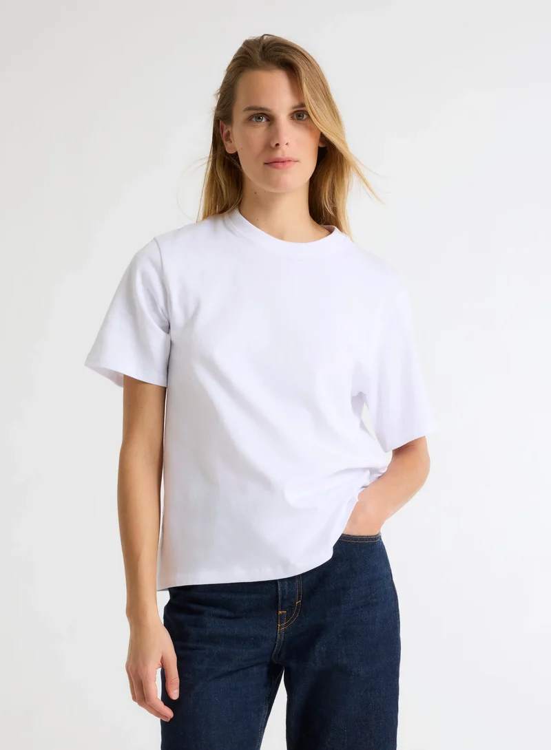 Heavy Cotton Tee White