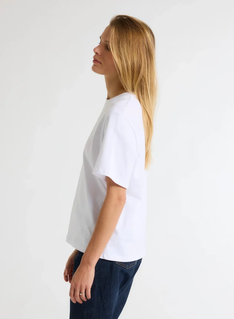 Heavy Cotton Tee White