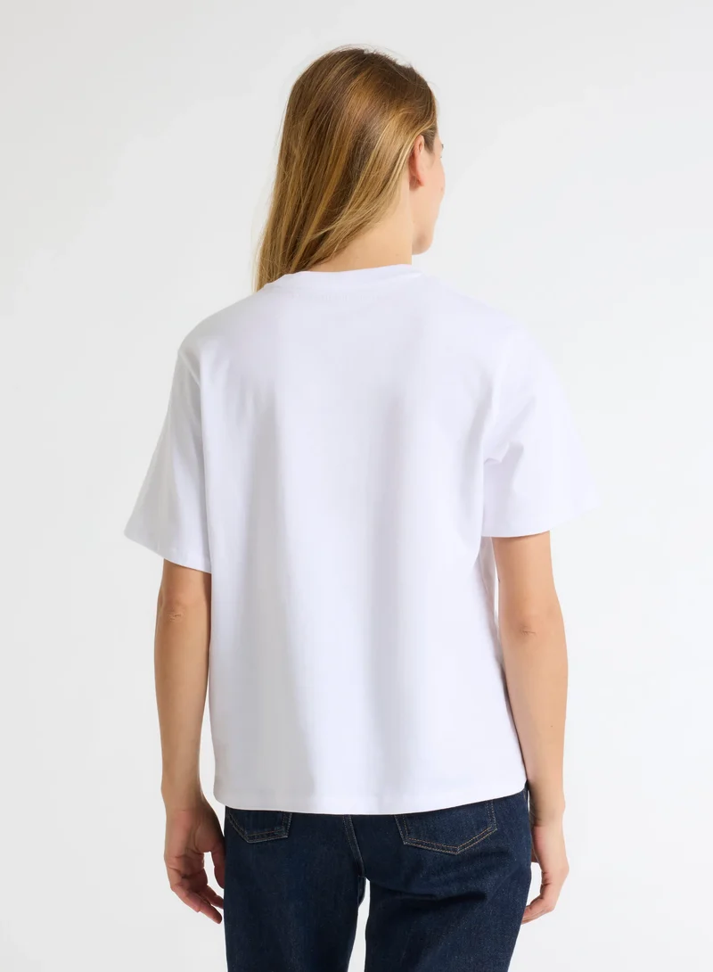 Heavy Cotton Tee White