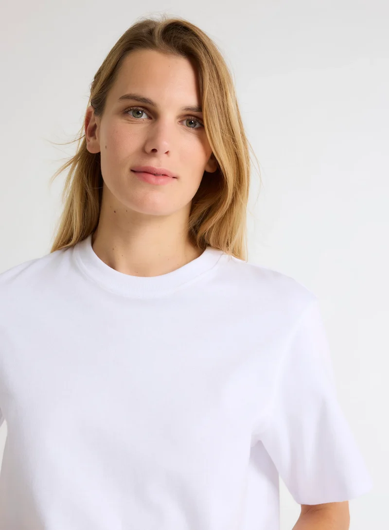 Heavy Cotton Tee White