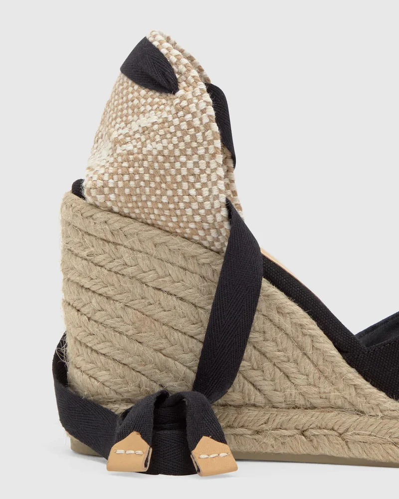 Chiara 8 Black Espadrilles