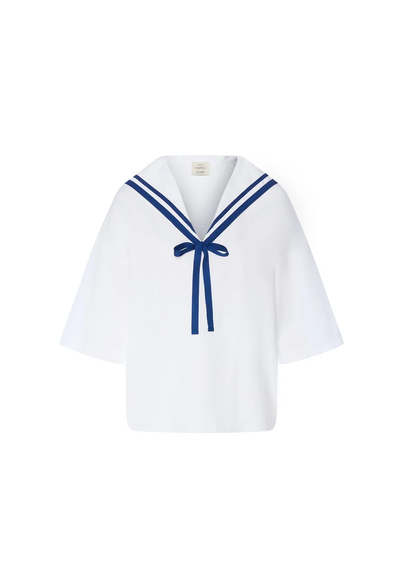 Charlotte Adam S/SLV Shirt | white 074724-070101
