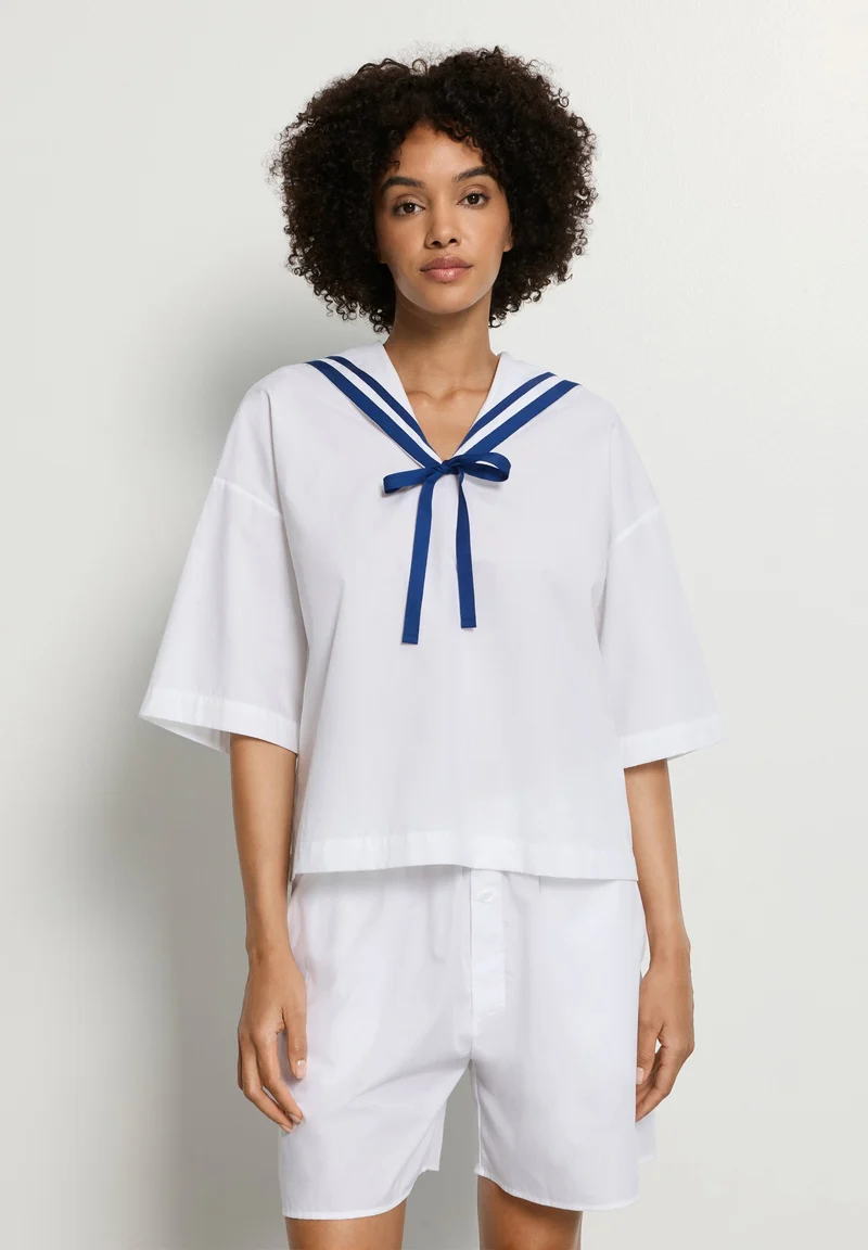 Charlotte Adam S/SLV Shirt | white 074724-070101