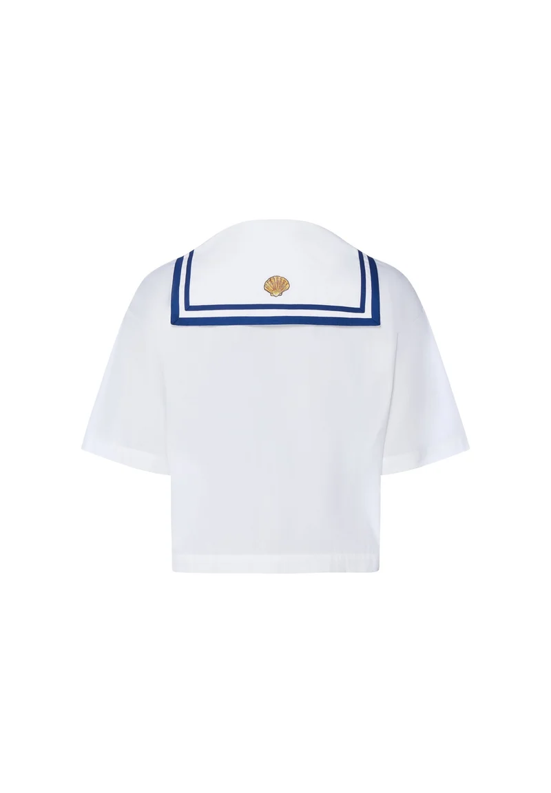 Charlotte Adam S/SLV Shirt | white 074724-070101