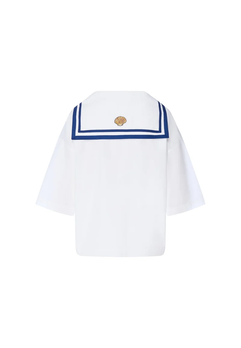 Charlotte Adam S/SLV Shirt | white 074724-070101