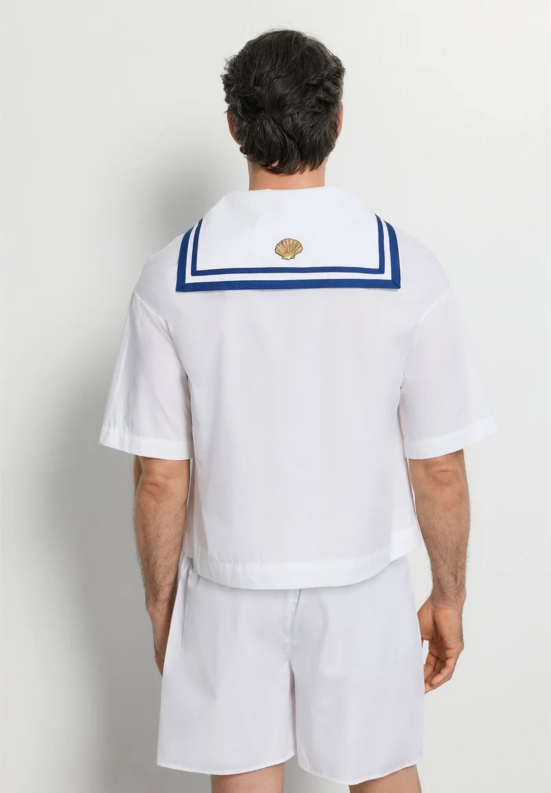 Charlotte Adam S/SLV Shirt | white 074724-070101