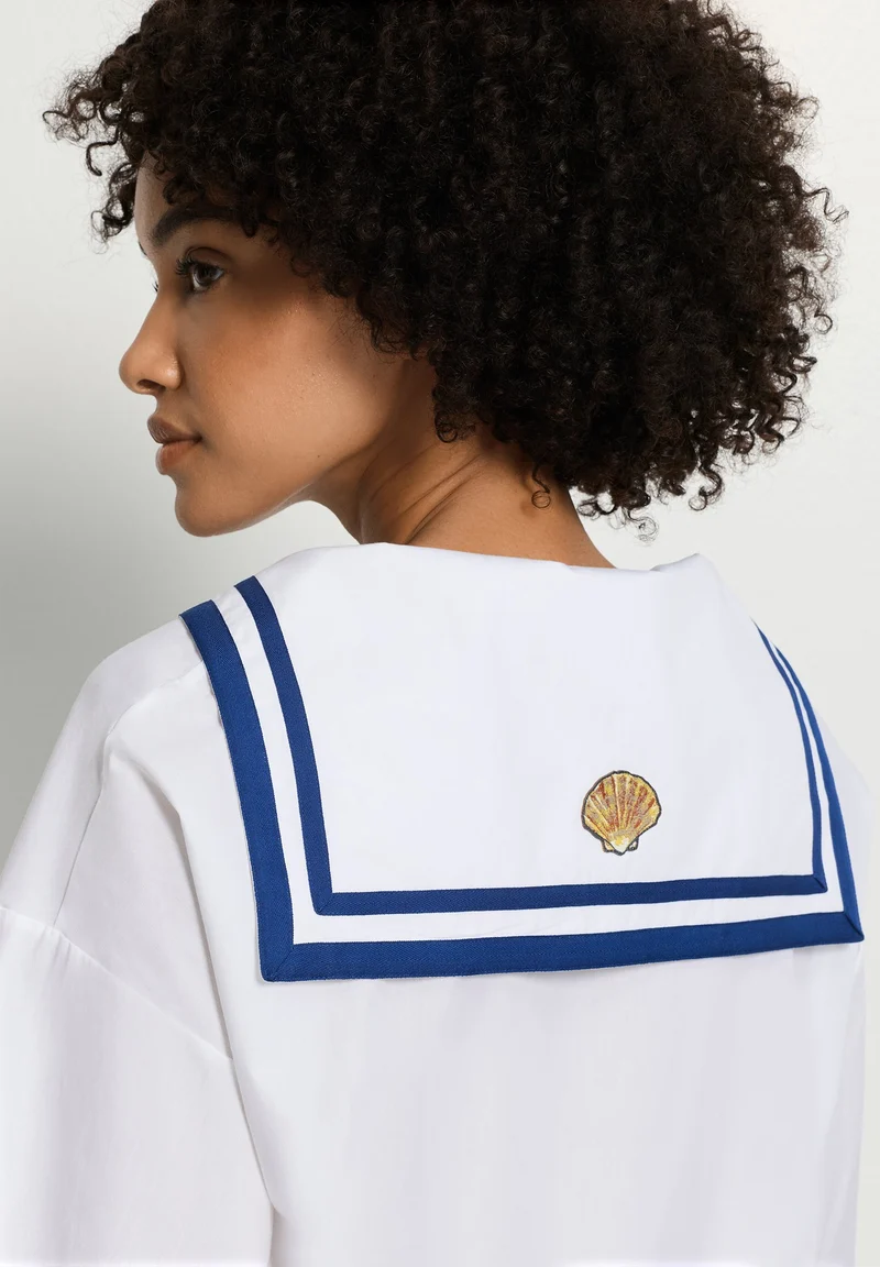 Charlotte Adam S/SLV Shirt | white 074724-070101