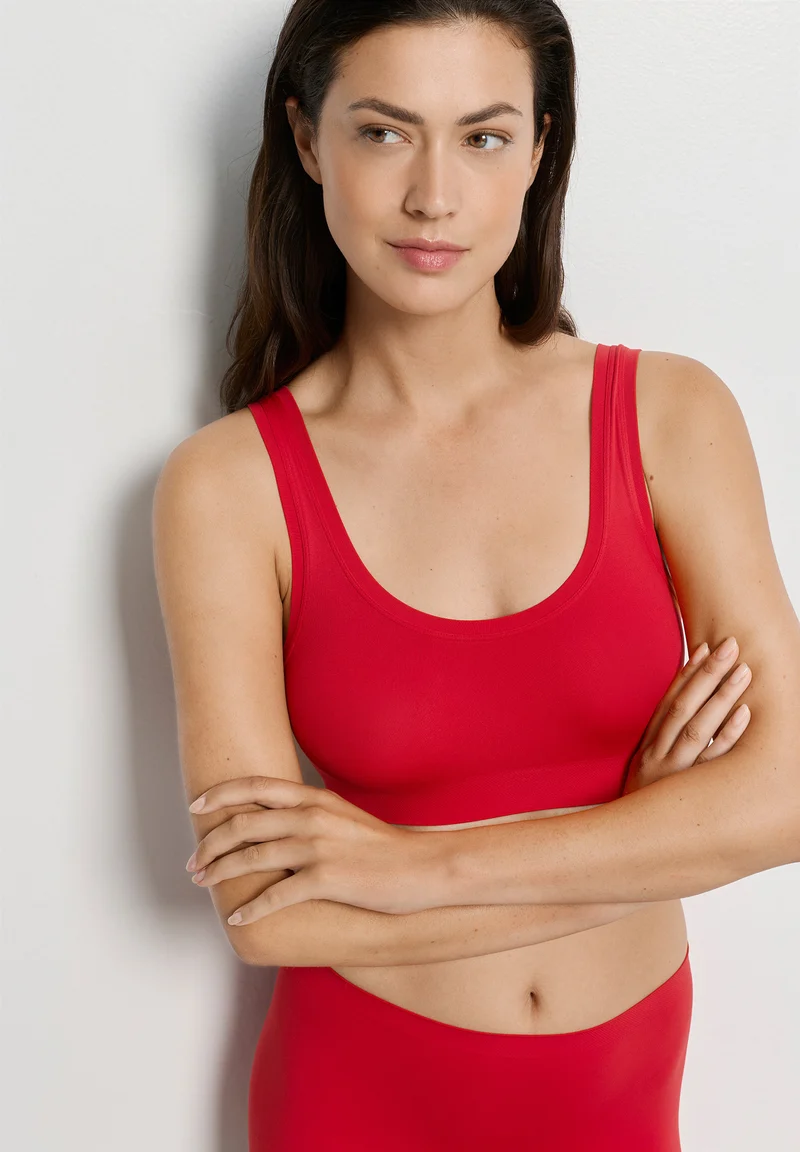 Charlotte Adam Crop Top | cherry red 074719-072442