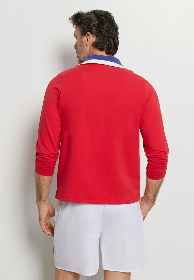 Charlotte Adam L/SLV Shirt | cherry red 074718-072442