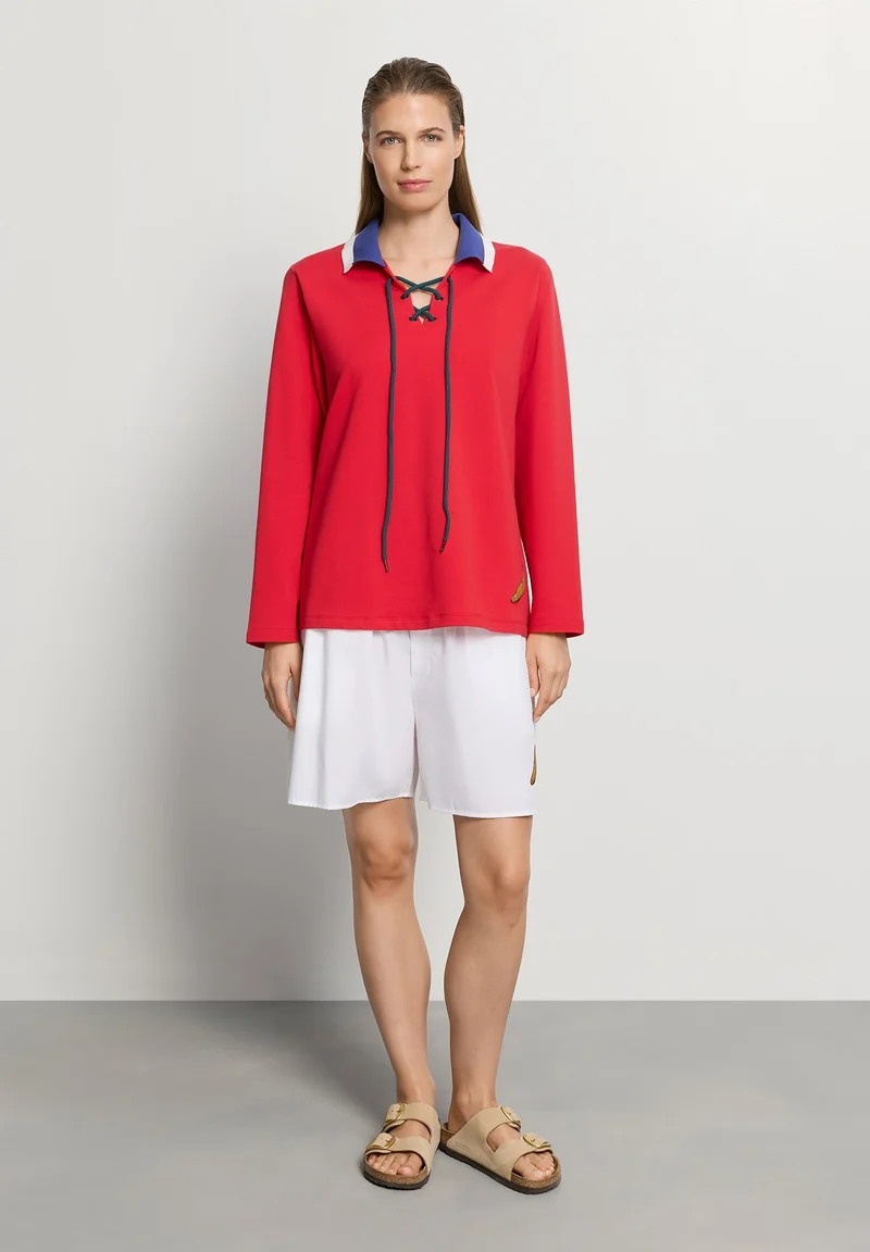 Charlotte Adam L/SLV Shirt | cherry red 074718-072442