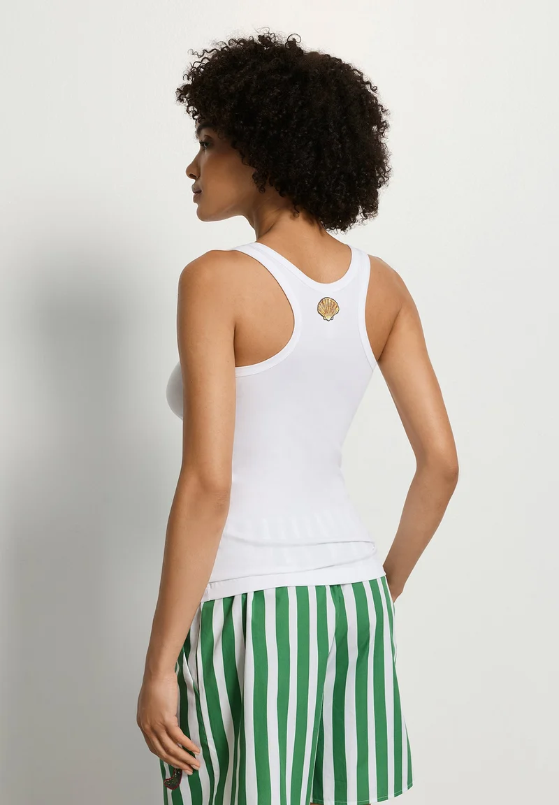 Charlotte Adam Tank Top | white 074717-070101