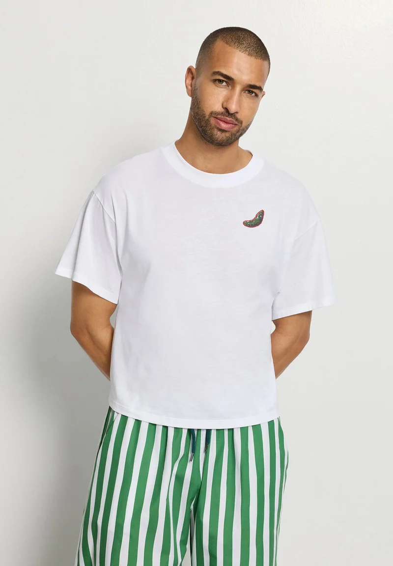Charlotte Adam S/SLV Shirt | white 074716-070101