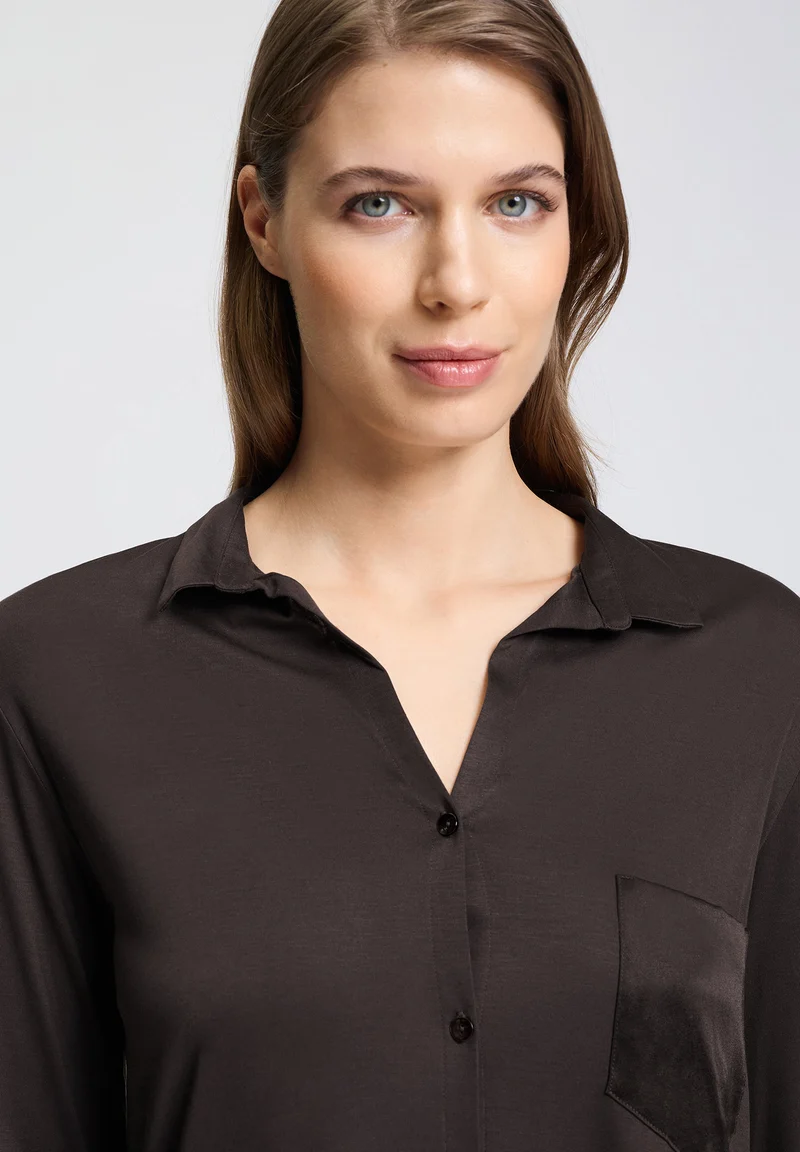 Grand Central L/SLV Nightdress 90cm | dark mocha 077420-072185