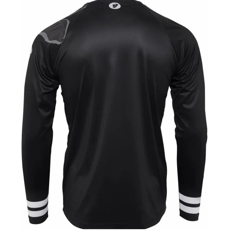 Thor MTB-Jersey Assist Langarm Fahrradtrikot Schwarz Herren