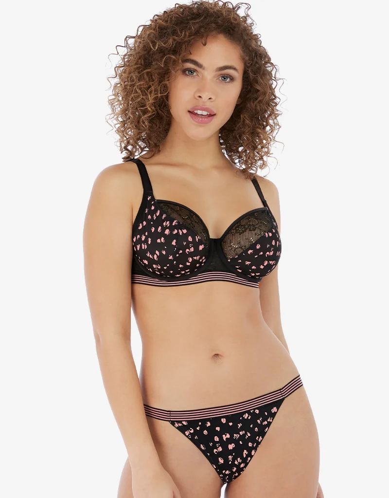 Freya Wild Brazilian Brief Black Rose