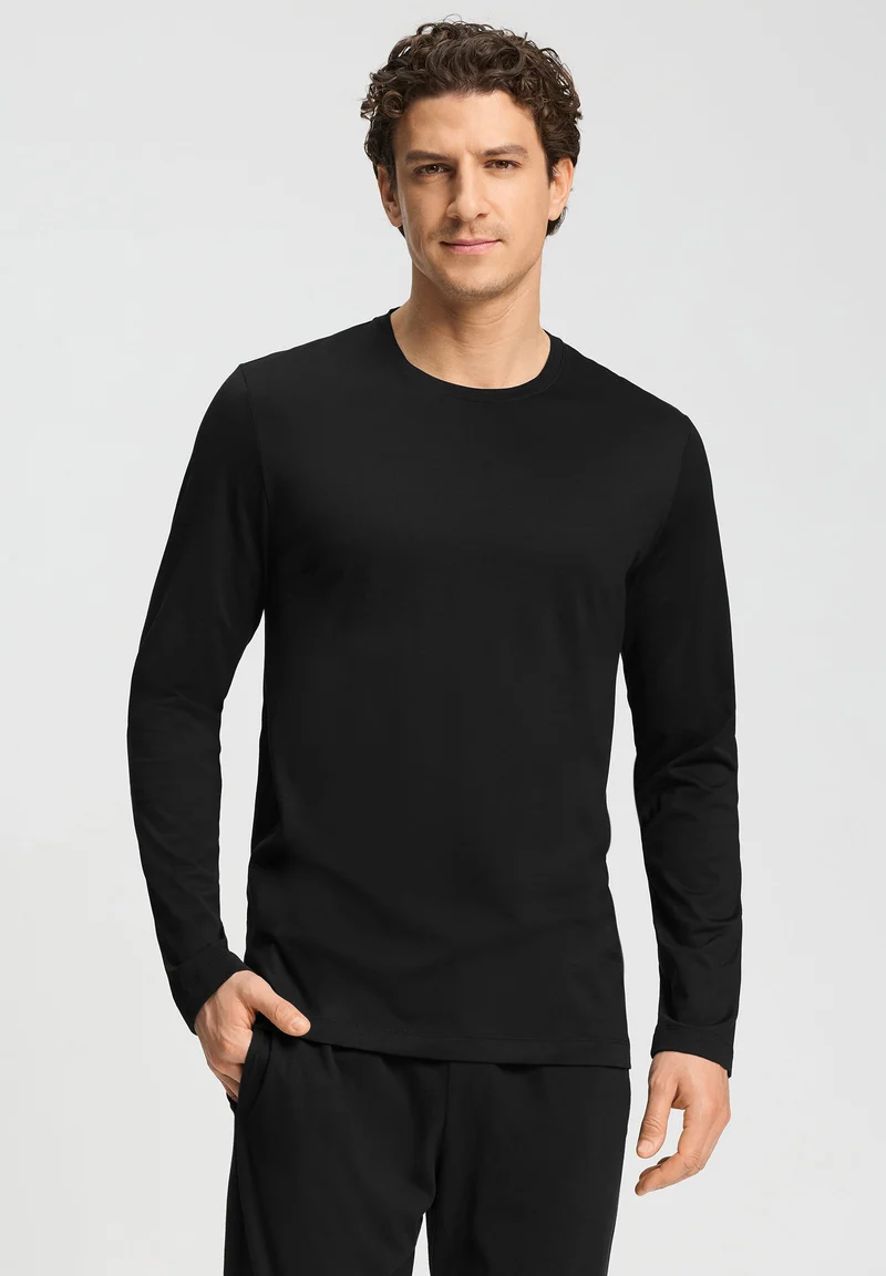 Night & Day L/SLV Shirt | black 075431-070019