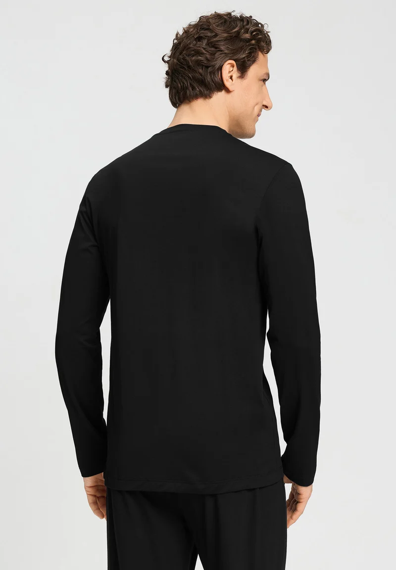 Night & Day L/SLV Shirt | black 075431-070019