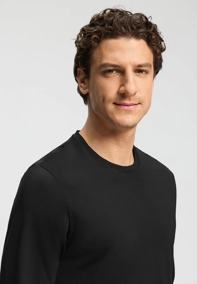 Night & Day L/SLV Shirt | black 075431-070019