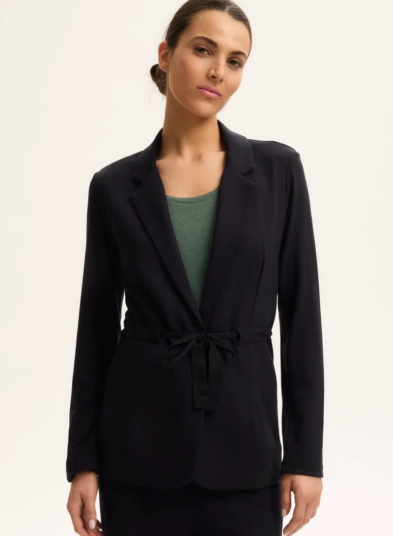 Belted Jacket Marine
