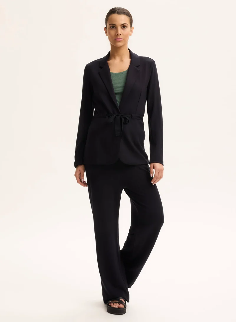 Belted Jacket Marine