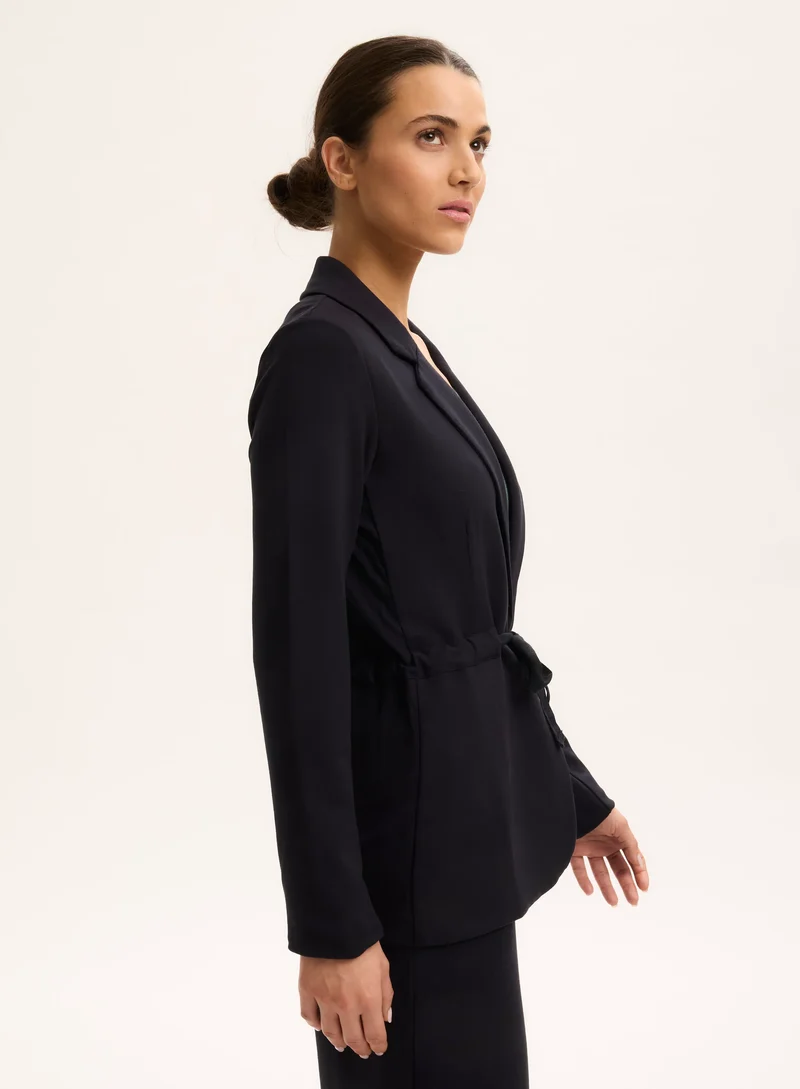 Belted Jacket Marine