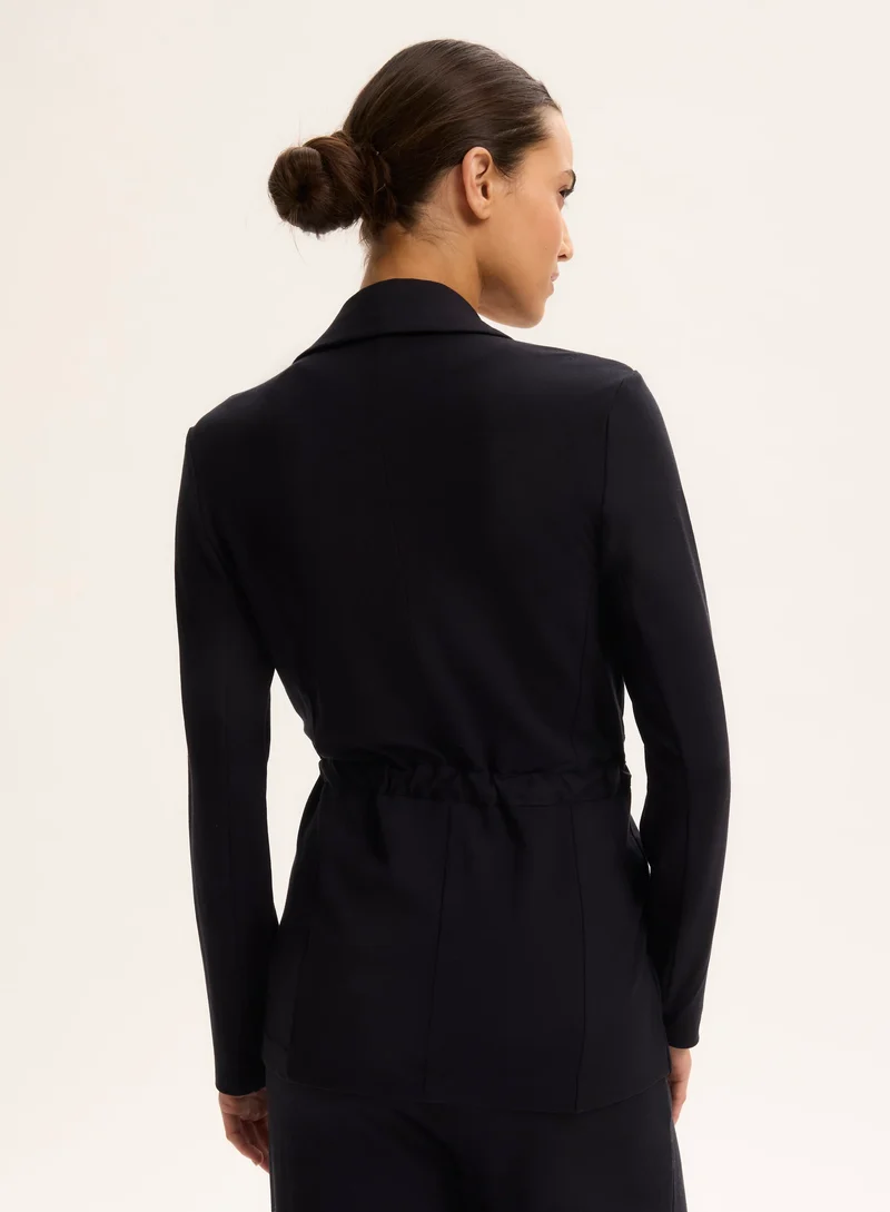 Belted Jacket Marine