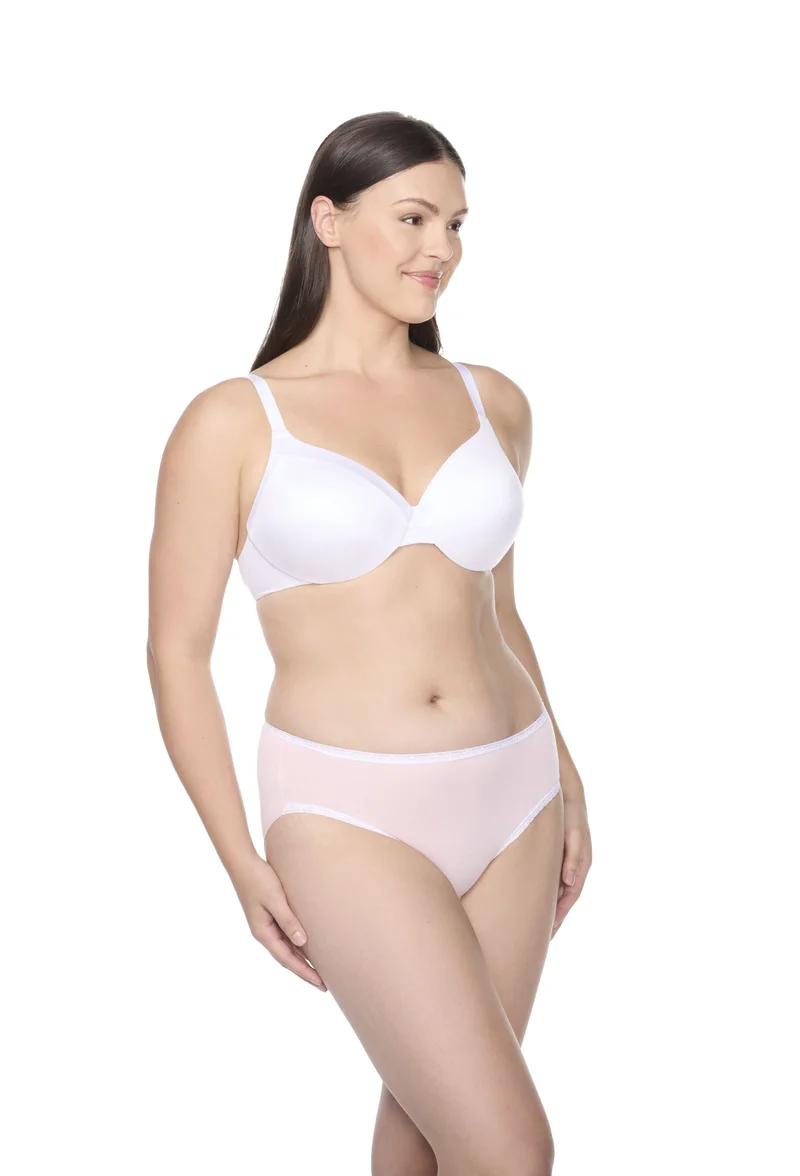 Naomi & Nicole Shapewear - Baumwolle mit Spitze Hipster Veiled Rose