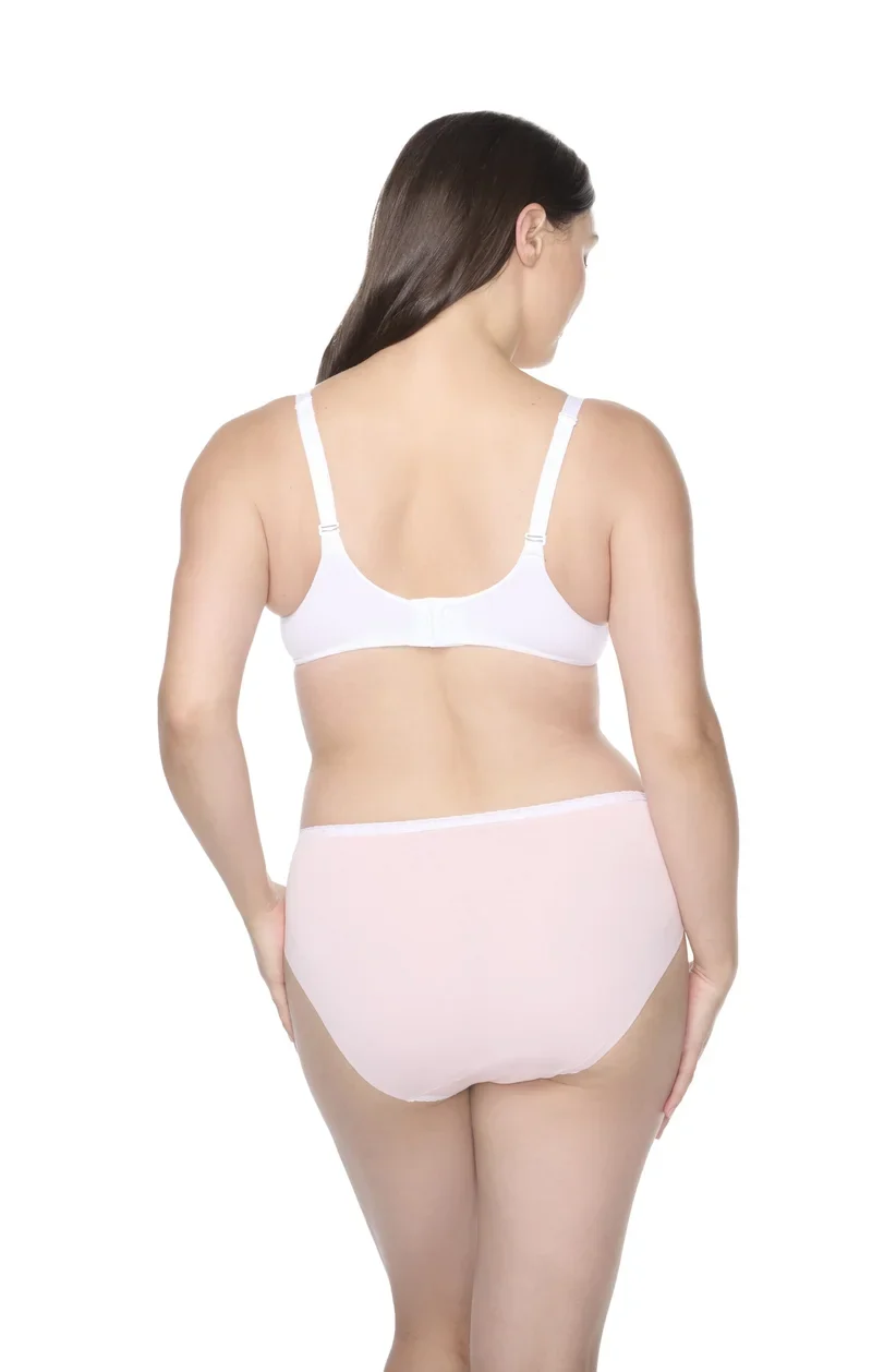 Naomi & Nicole Shapewear - Baumwolle mit Spitze Hipster Veiled Rose