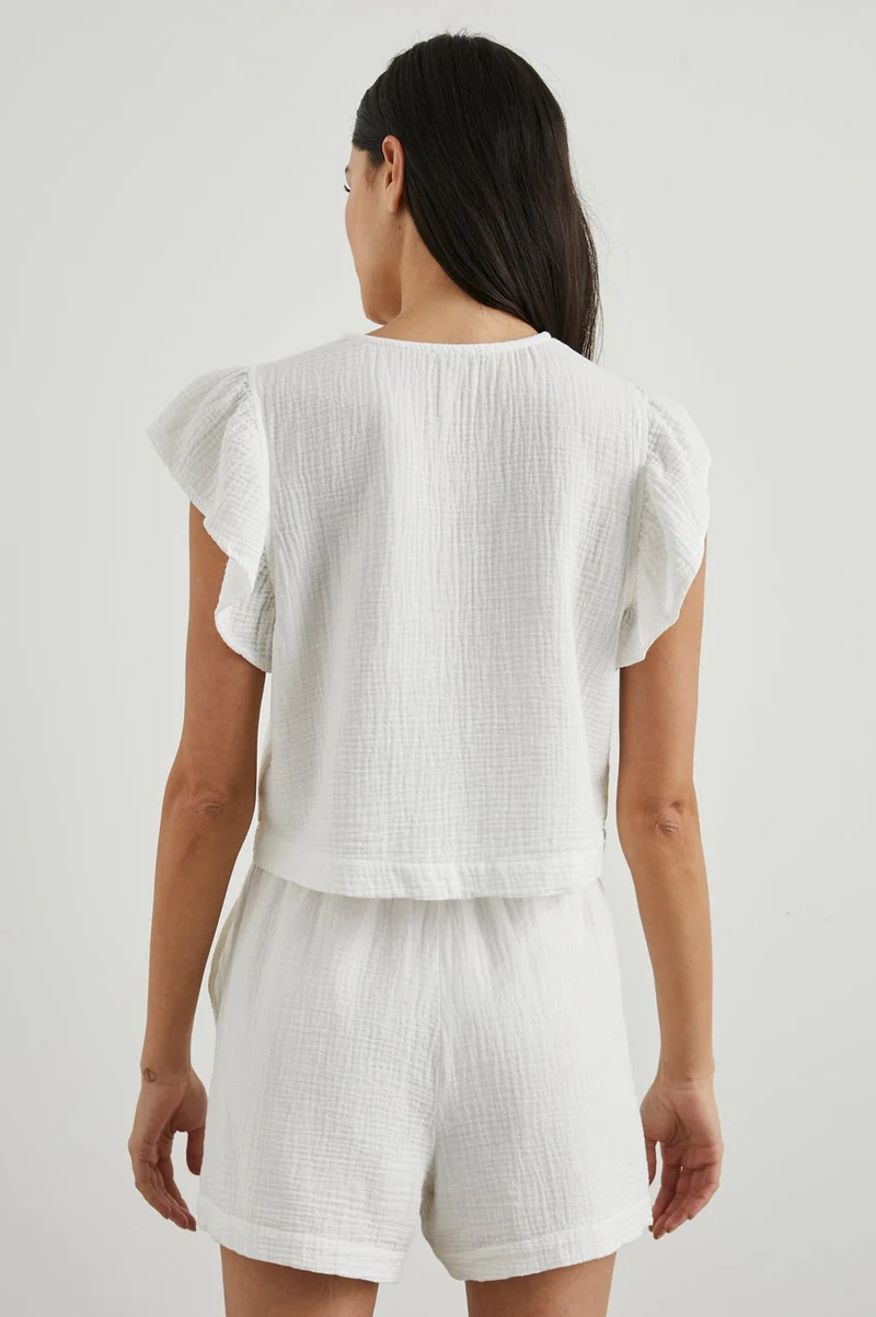 Miley White Blouse