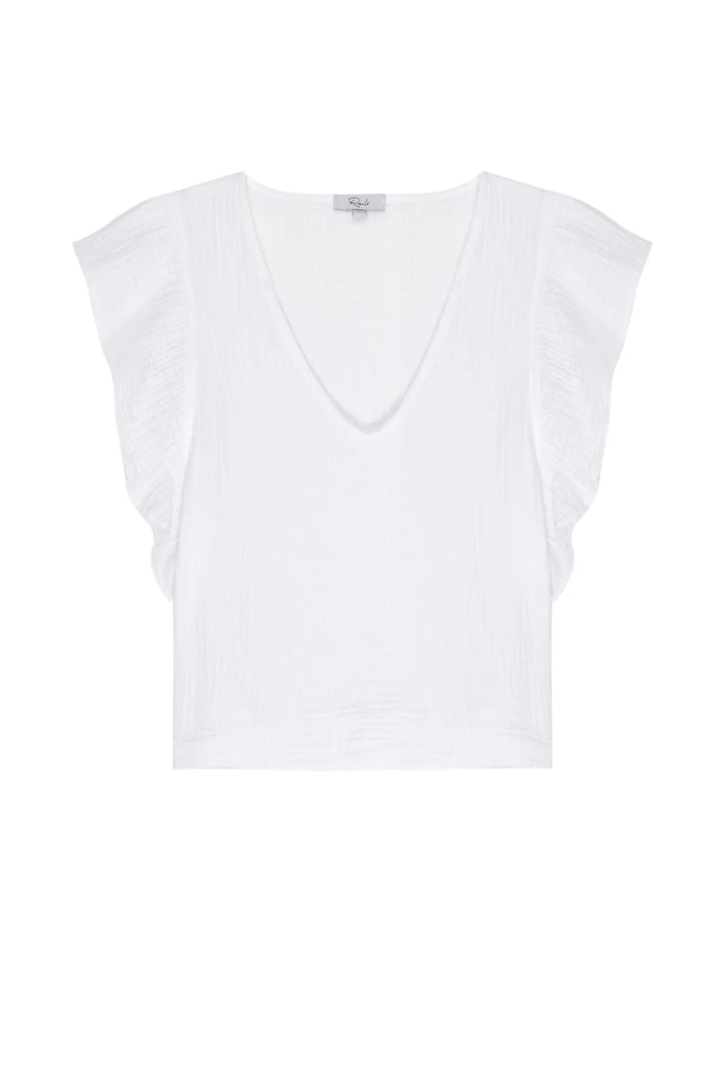 Miley White Blouse