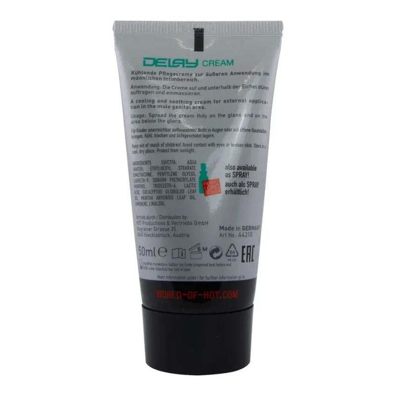 HOT - VERZÖGERNDE CREME 50 ML