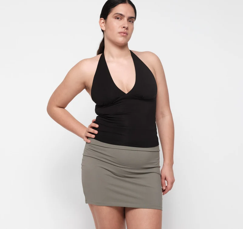 Core Foldover Mini Skirt