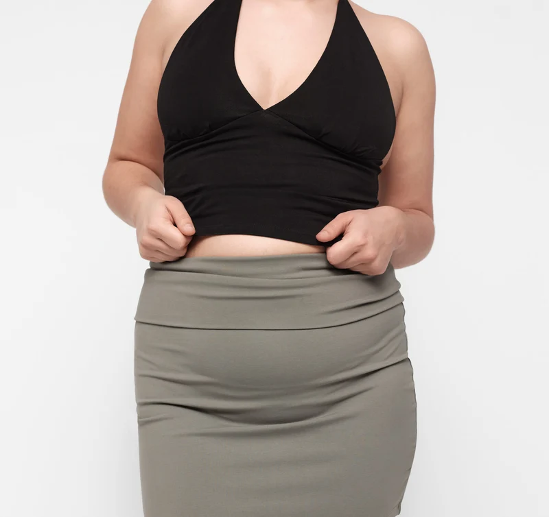Core Foldover Mini Skirt