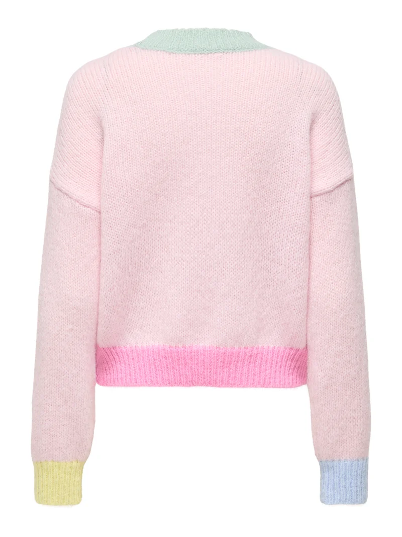 ONLOLINA LS CONTRAST HIGHNECK CC KNT