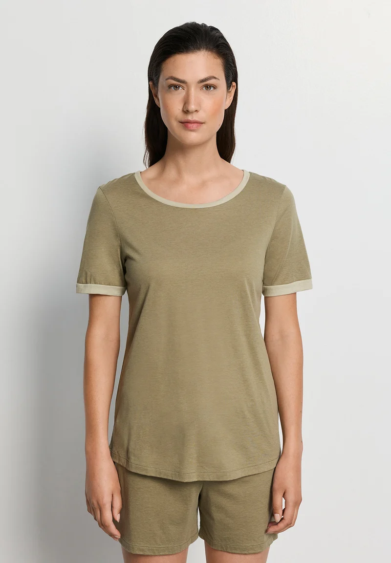 Laura S/SLV Pajama | covert green 074262-072727