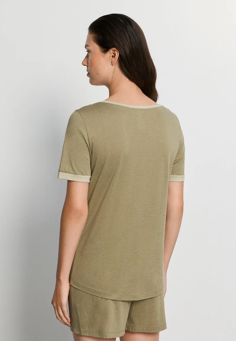 Laura S/SLV Pajama | covert green 074262-072727