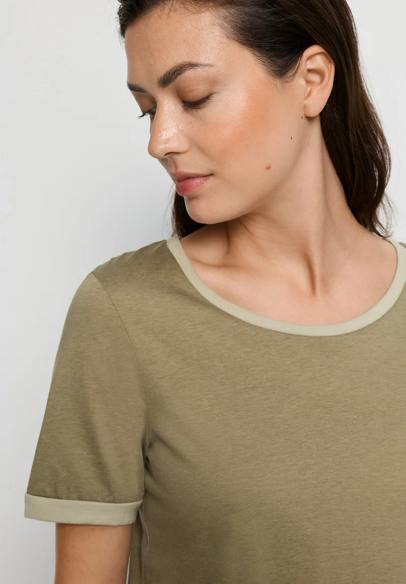 Laura S/SLV Pajama | covert green 074262-072727