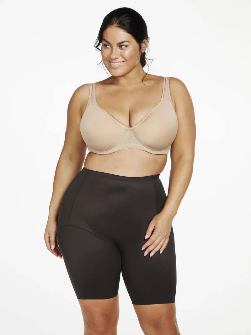 Naomi & Nicole Shapewear - Unglaublich bequeme, taillierte Radlerhose in Schwarz